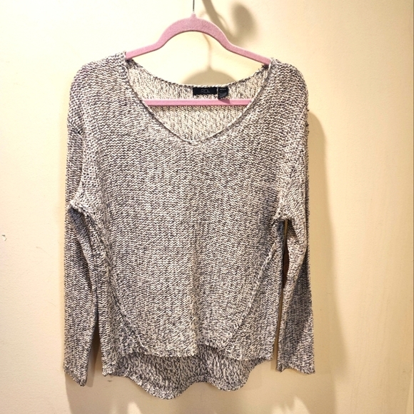 RDI women's V neck faux suede elbow patched sweater size M - Picture 3 of 10